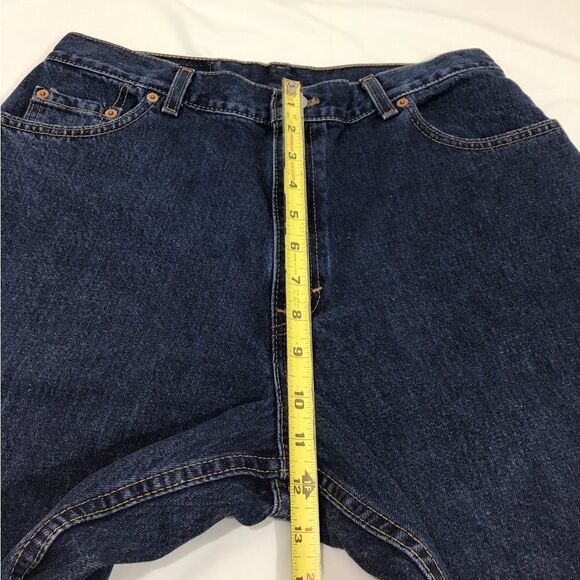 Levi’s 550 Vintage Mom Jeans Dark Wash High Waist Size 14 Miss S - Picture 8 of 13
